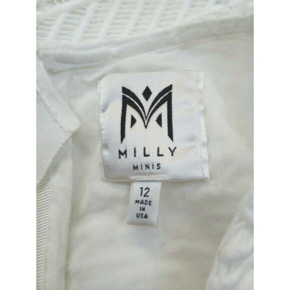 12 Milly Minis Geo Lace Chloe Dress - Picture 6 of 7